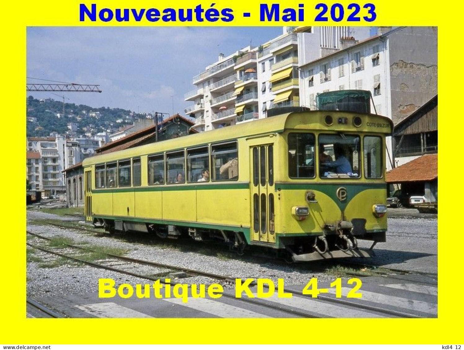 AL 875 - Autorail CFD N° SY 01 - NICE - Alpes Maritimes - CP - Ferrocarril - Estación