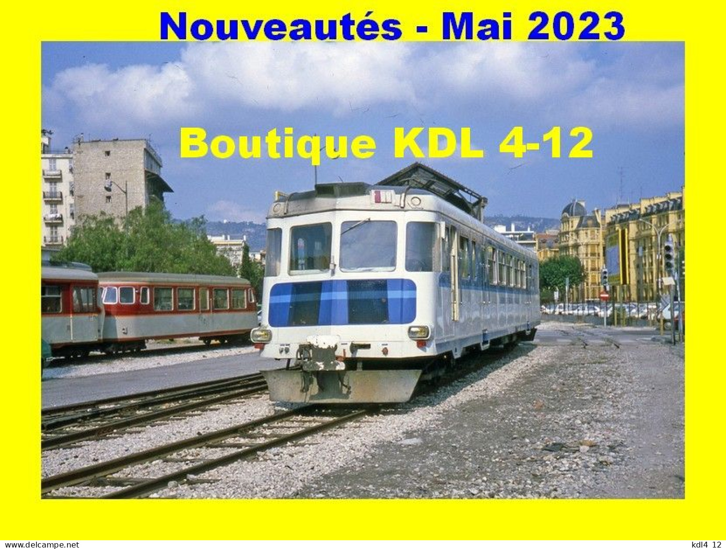 AL 876 - Autorail Renault ABH 1 N° X 326 - NICE - Alpes Maritimes - CP - Treinverkeer - Station