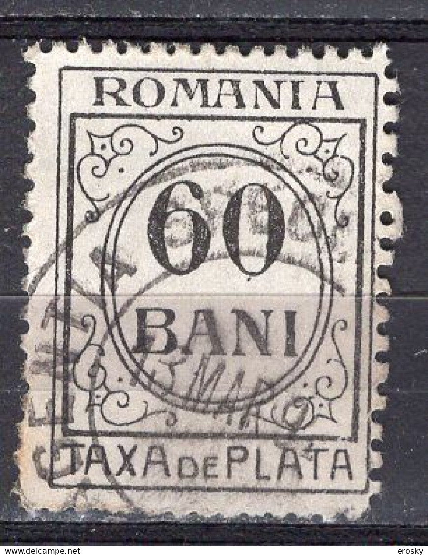 S2913 - ROMANIA ROUMANIE TAXE Yv N°62 - Postage Due