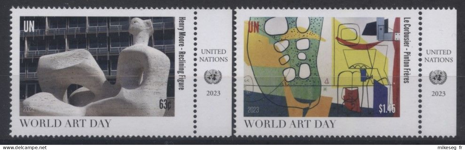 ONU New-York 2023 - Unesco - World Art Day - Journée Mondiale De L'art - Weltkunsttag ** (marge ONU) - Nuovi