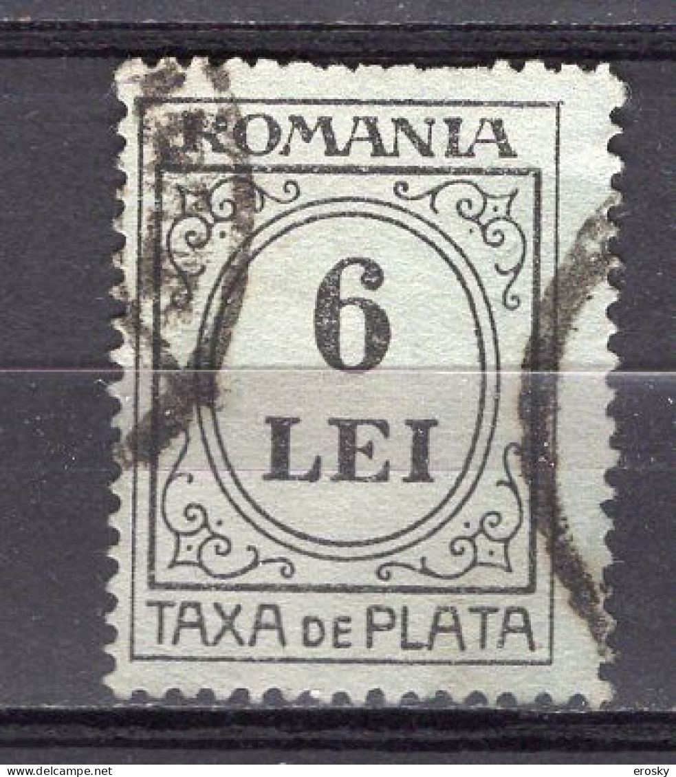 S2923 - ROMANIA ROUMANIE TAXE Yv N°81 - Postage Due