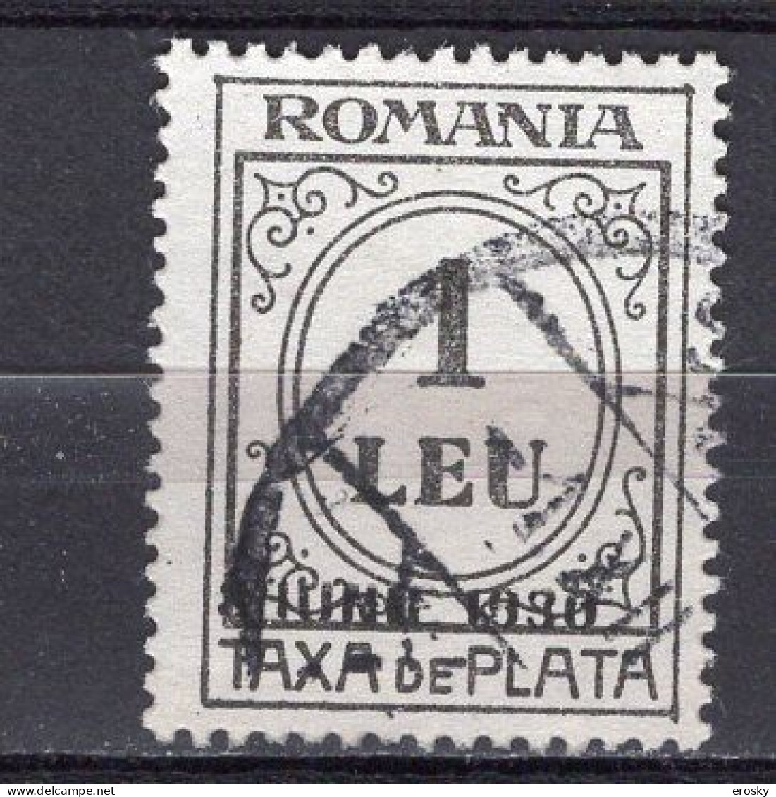 S2924 - ROMANIA ROUMANIE TAXE Yv N°82 - Strafport