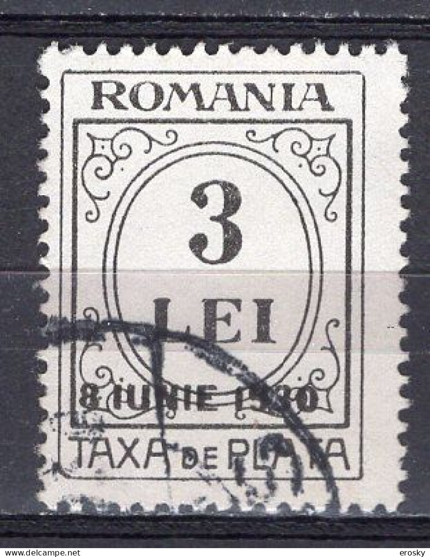 S2926 - ROMANIA ROUMANIE TAXE Yv N°84 - Strafport