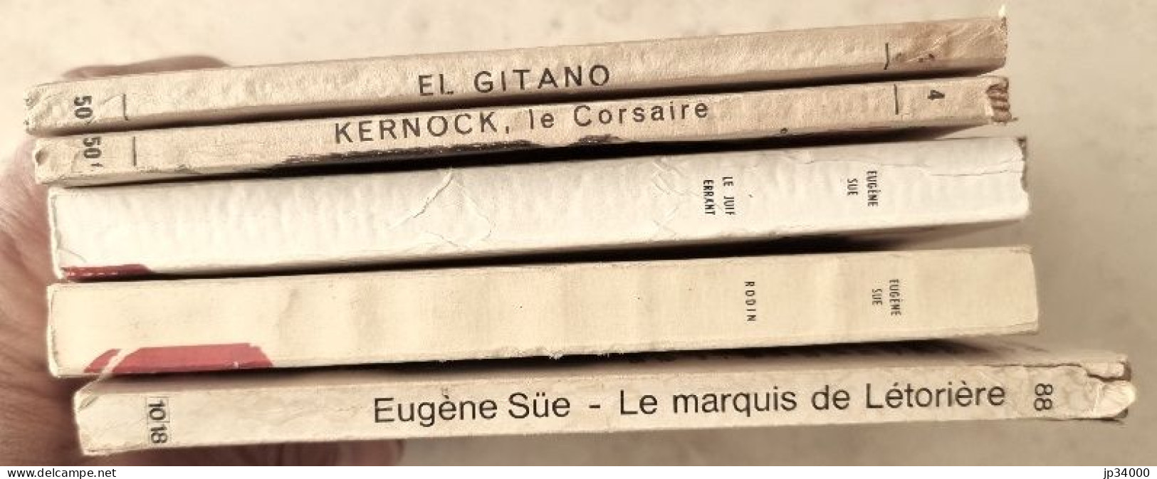 Eugene SUE: Lot De 5 Ouvrages Tous Différents. (voir La Description) Littérature - Lots De Plusieurs Livres