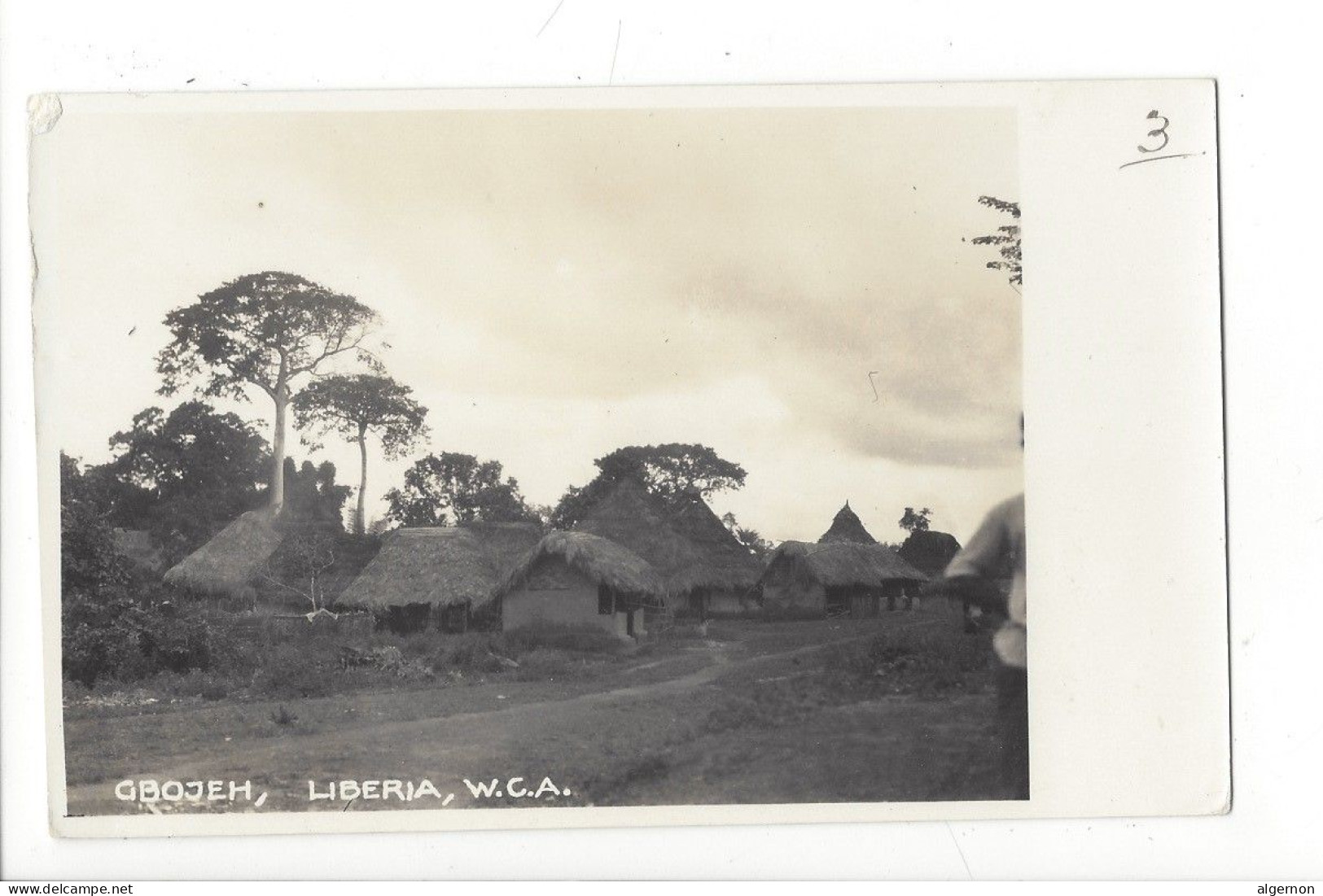 31039 - Liberia Gbojeh  Village  W.C.A. Carte Photo - Liberia