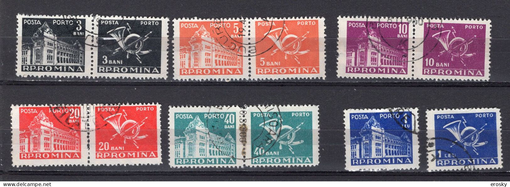 S2932 - ROMANIA ROUMANIE TAXE Yv N°121/26 - Strafport