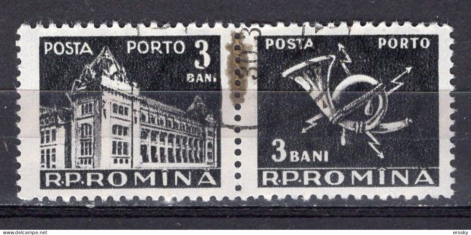 S2933 - ROMANIA ROUMANIE TAXE Yv N°121 - Strafport