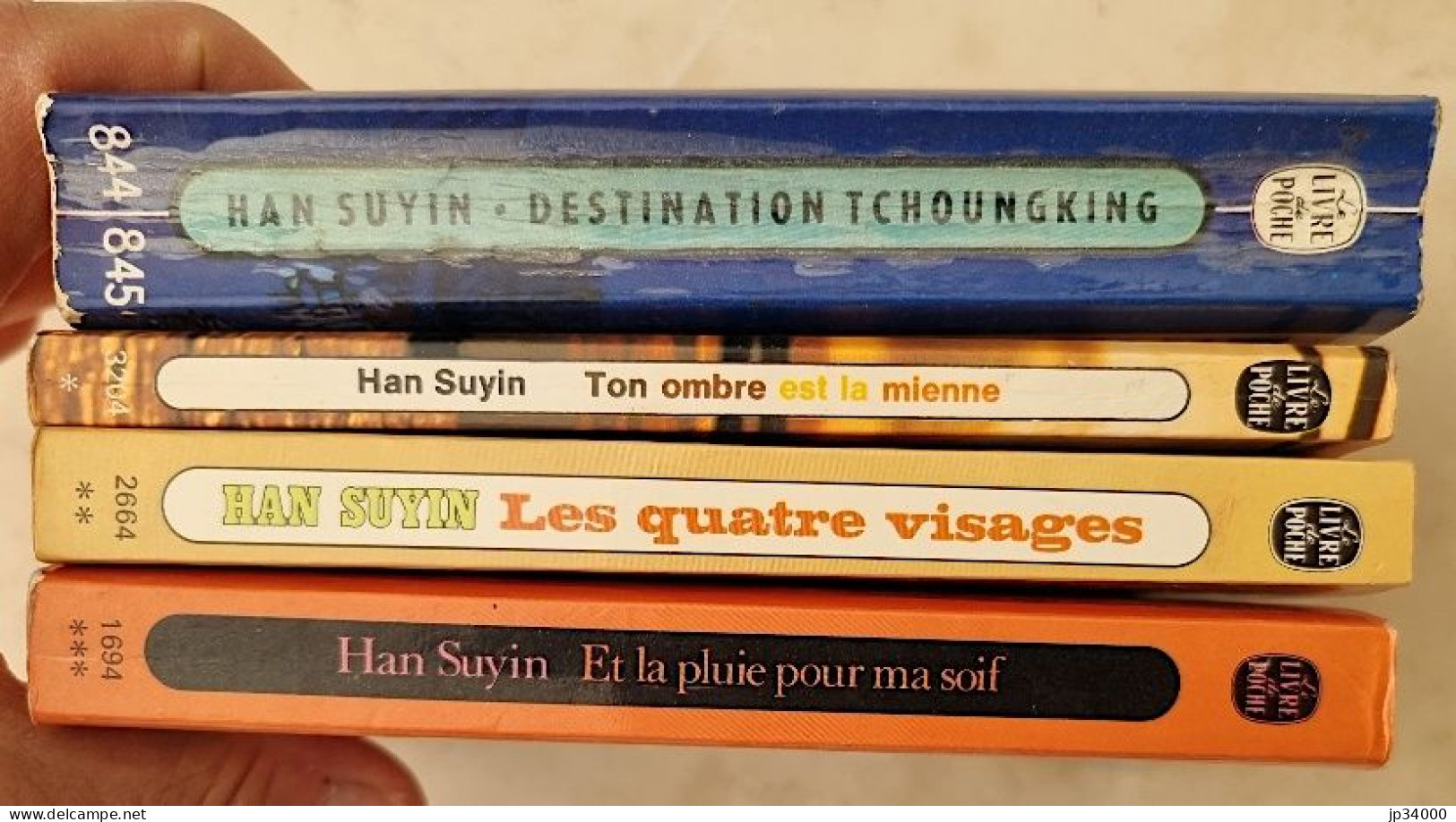 Han SUYIN: Lot De 4 Ouvrages Tous Différents. (voir La Description) Littérature - Bücherpakete