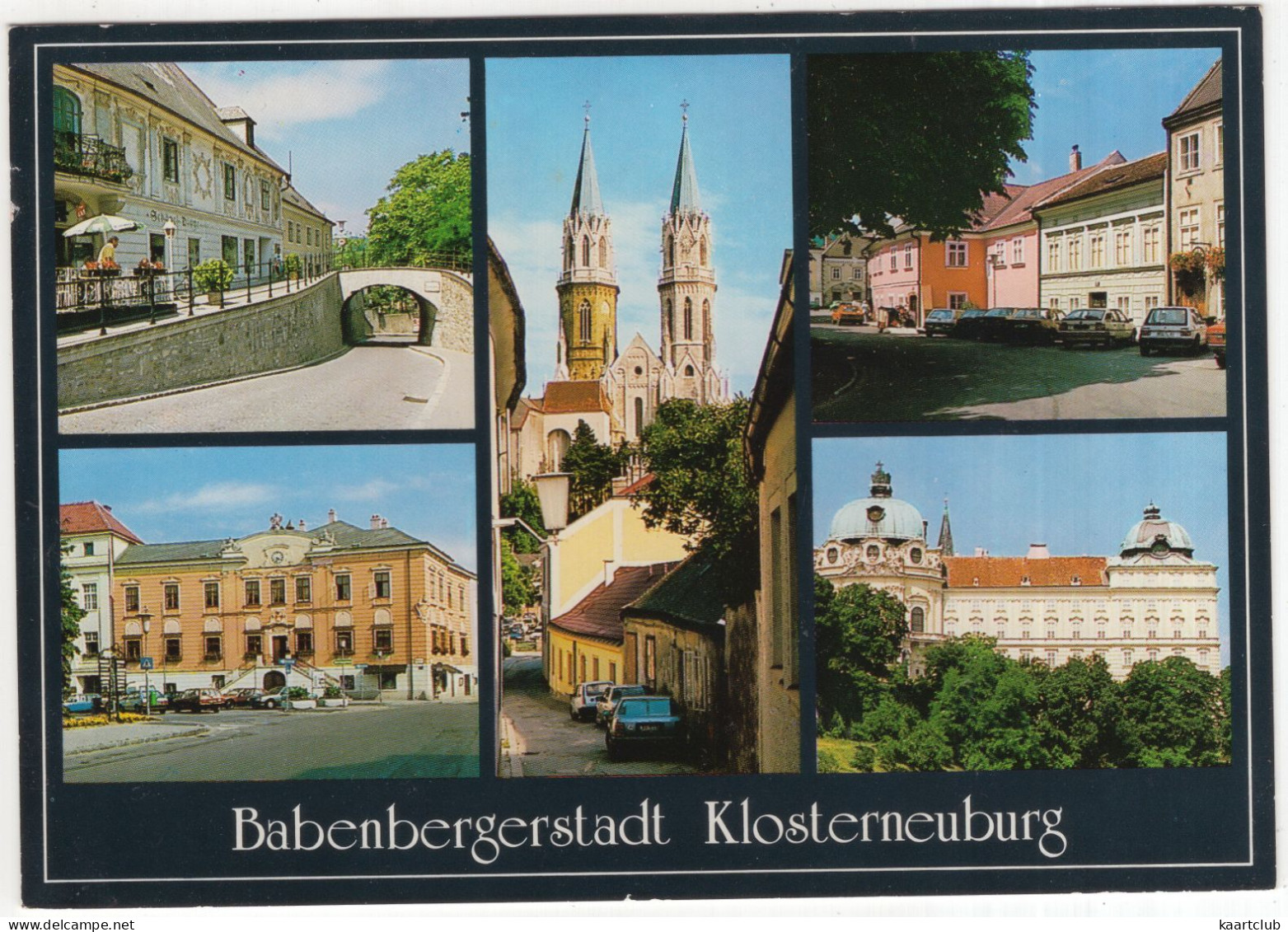 Babenbergerstadt Klosterneuburg - Hundskehle,Rathaus,Stiftskirche, Häuser Am Rathausplatz - (NÖ, Österreich/Austria) - Tulln