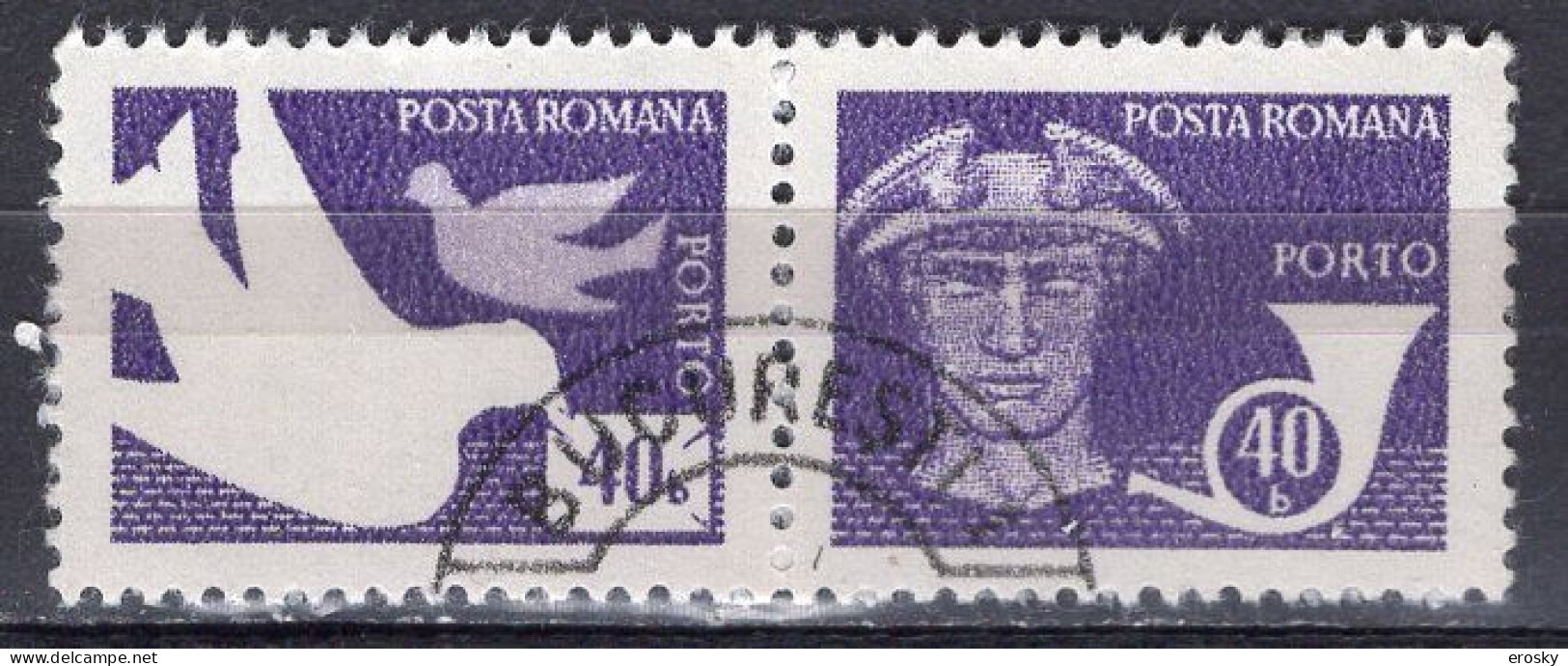 S2943 - ROMANIA ROUMANIE TAXE Yv N°136 - Strafport