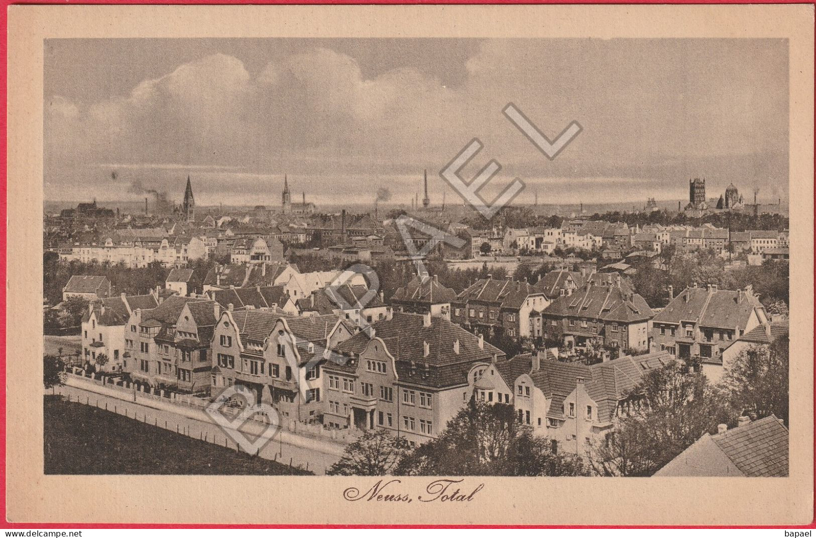 Neuss (Allemagne) - Vue Totale (Circulé En 1918) - Neuss