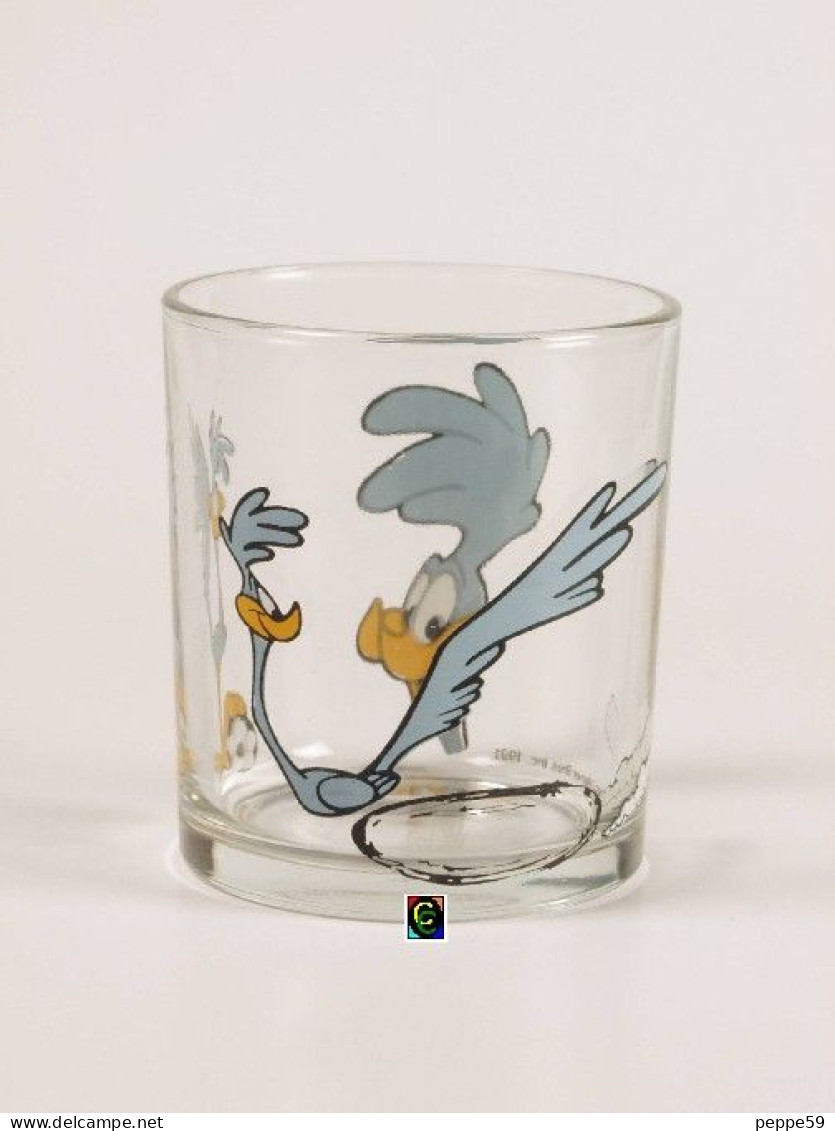 Bicchiere O Bicchieri Nutella Kinder Ferrero 1992 - Warner Bros. 2 - Road Runner ( Glass - Glasses - Verres - Vasos - Gl - Nutella