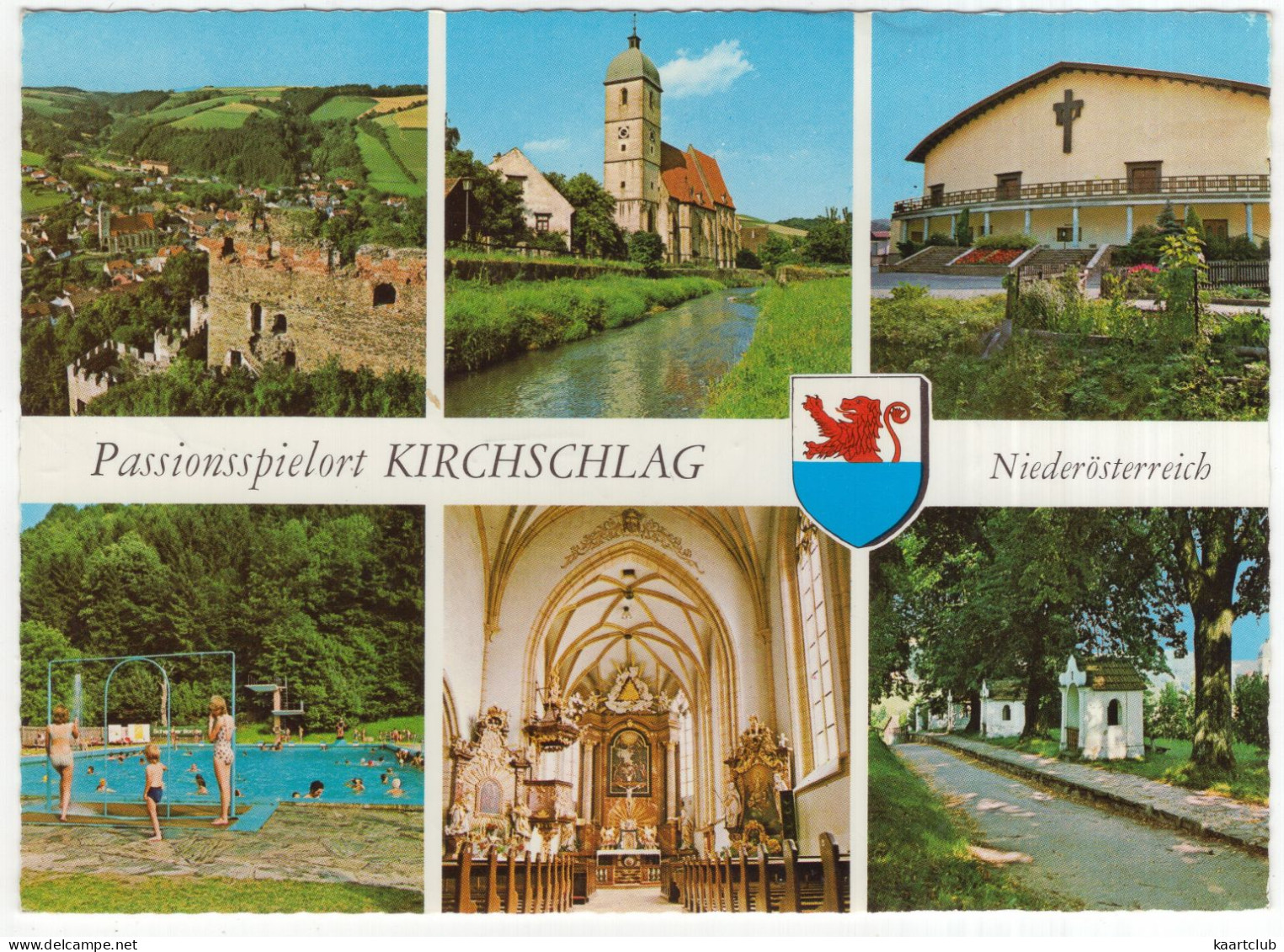 Passionsspielort Kirchschlag - Ort, Pfarrkirche, Passionsspielhaus, Schwimmbad, Kirche - (NÖ, Österreich/Austria) - Wiener Neustadt