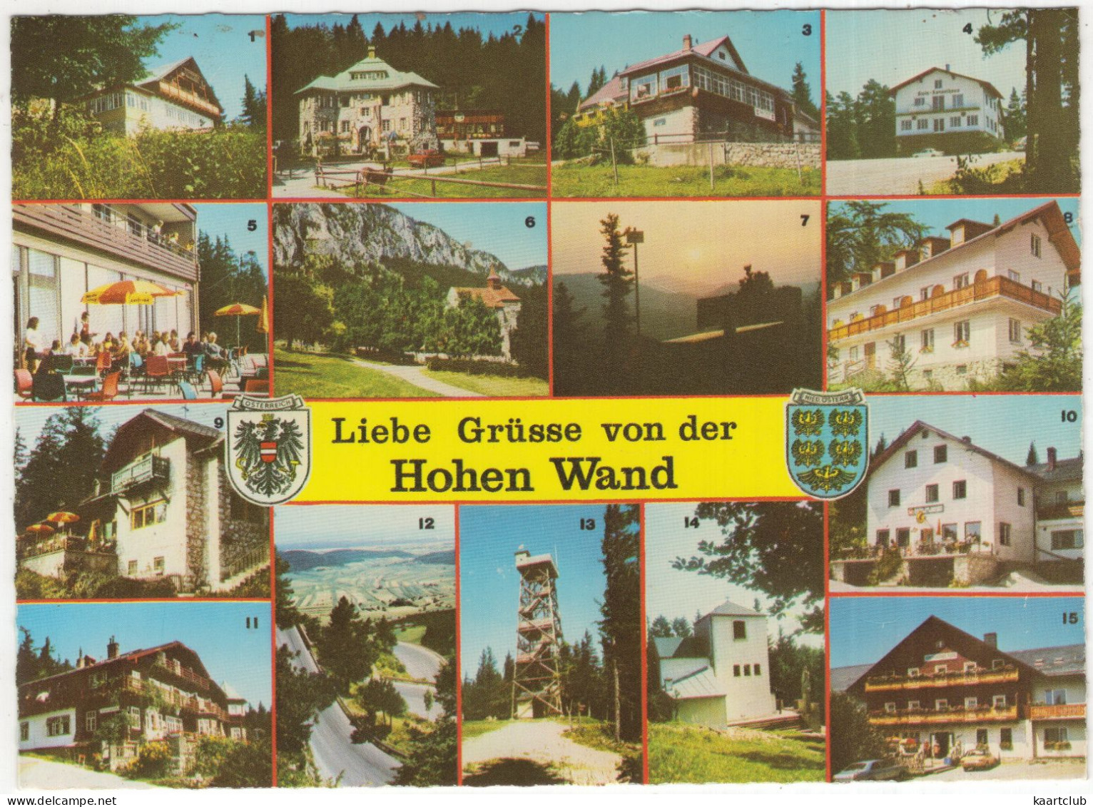 Liebe Grüsse Von Der Hohen Wand - (NÖ, Österreich/Austria) - Wiener Neustadt