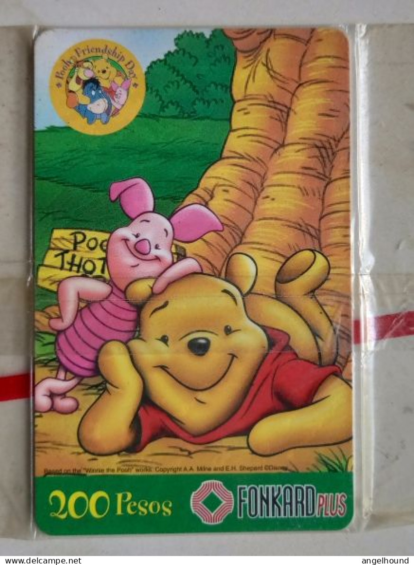 Philippines PLDT P200 MINT " Pooh And Piglet " - Philippines