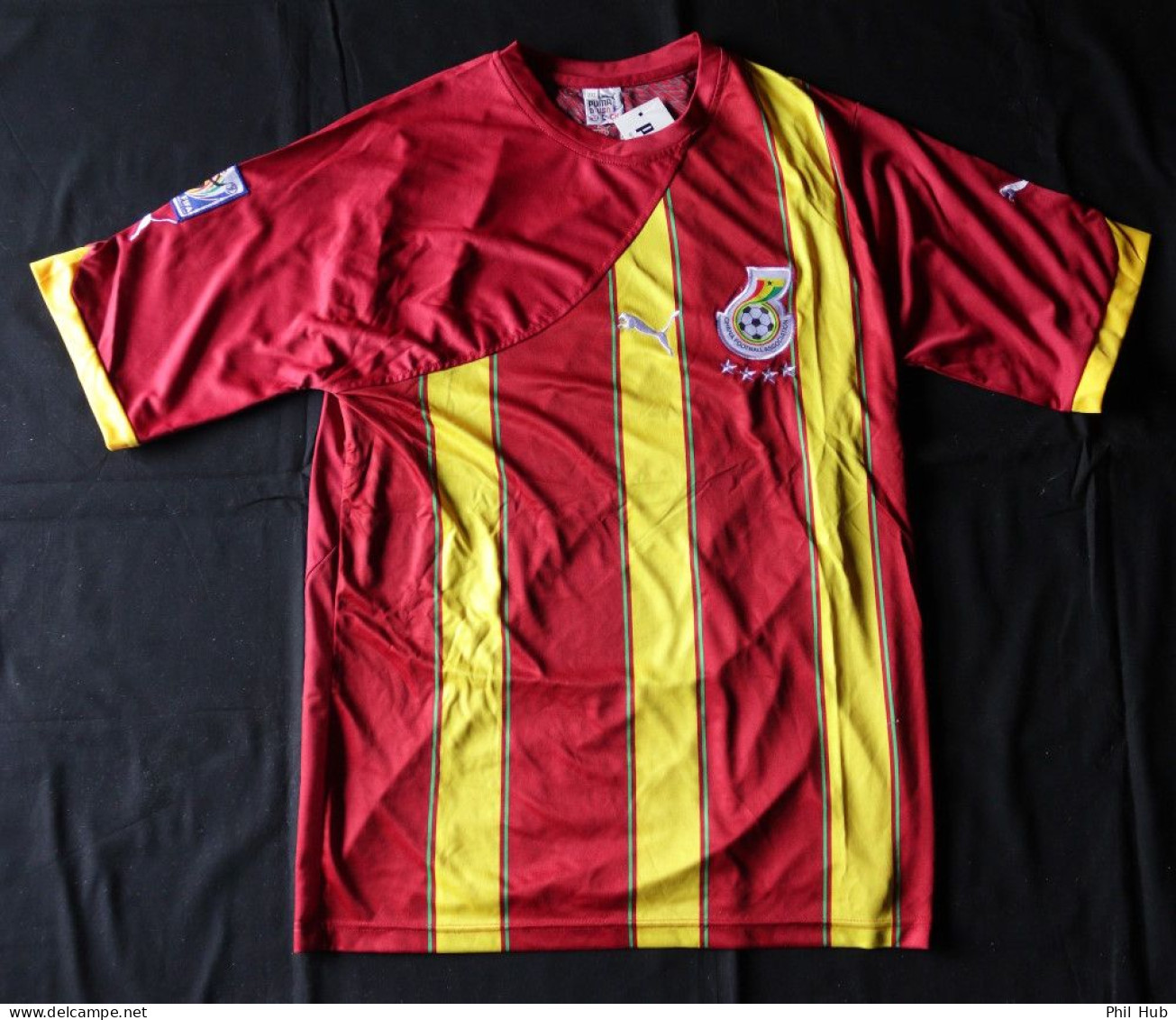 GHANA Shirt 2010 Edition Soccer Football - Size XXL - NEW ***BANK TRANSFER ONLY *** - Habillement, Souvenirs & Autres