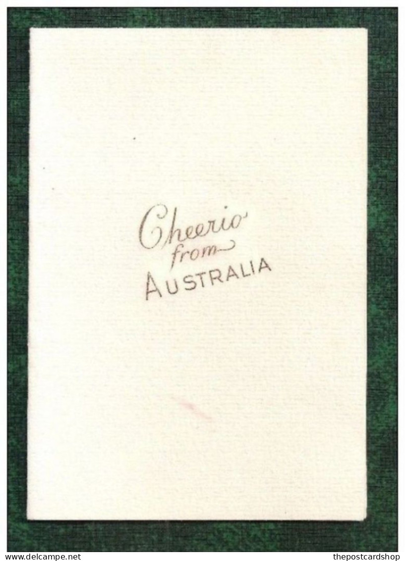 FOLDING OUT CHRISTMAS CARD FROM BRISBANE 1938/39 + KOOKABURRA UNUSUAL - Brisbane