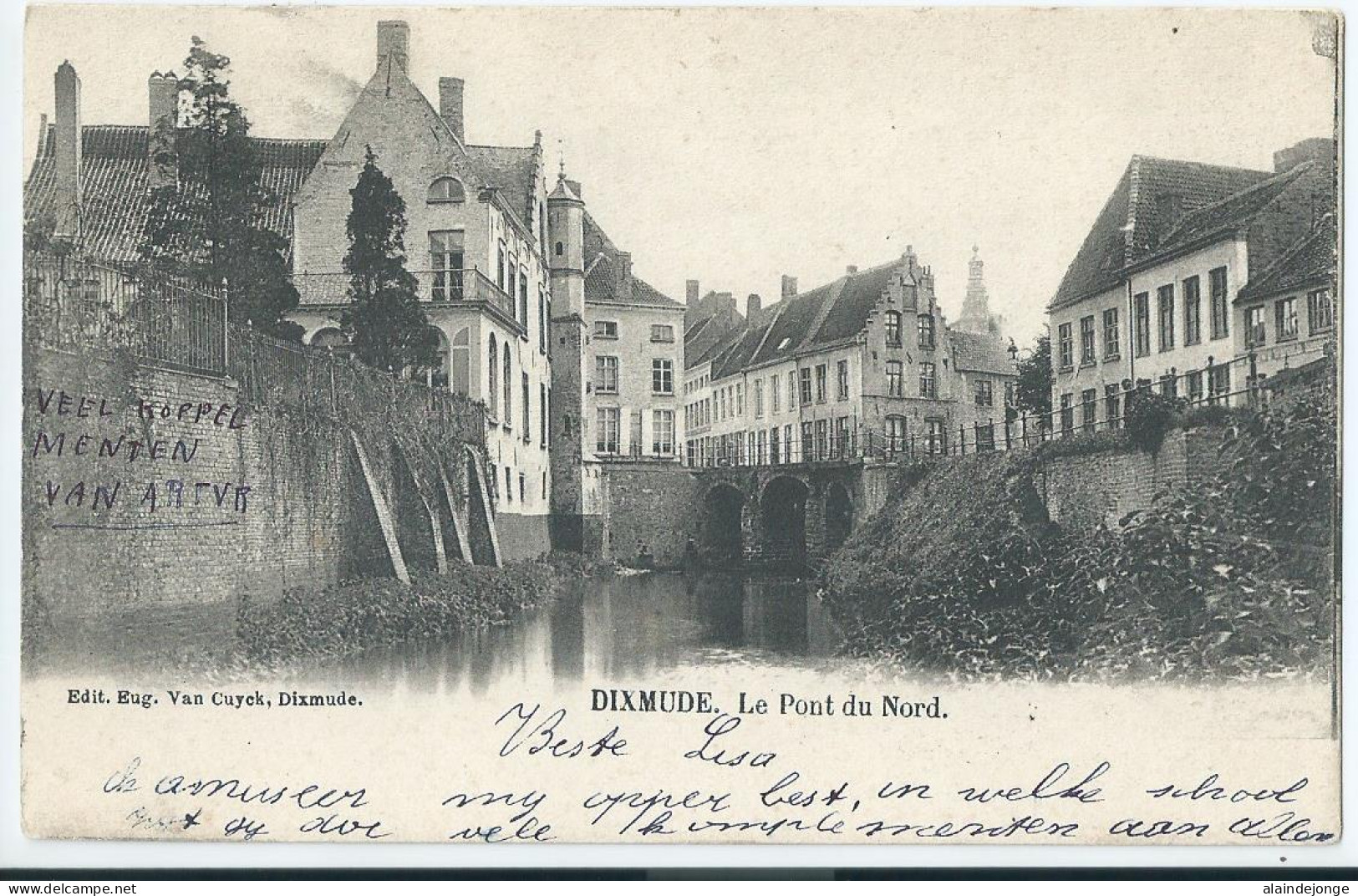Diksmuide - Dixmude - Le Pont Du Nord - 1902 - Diksmuide