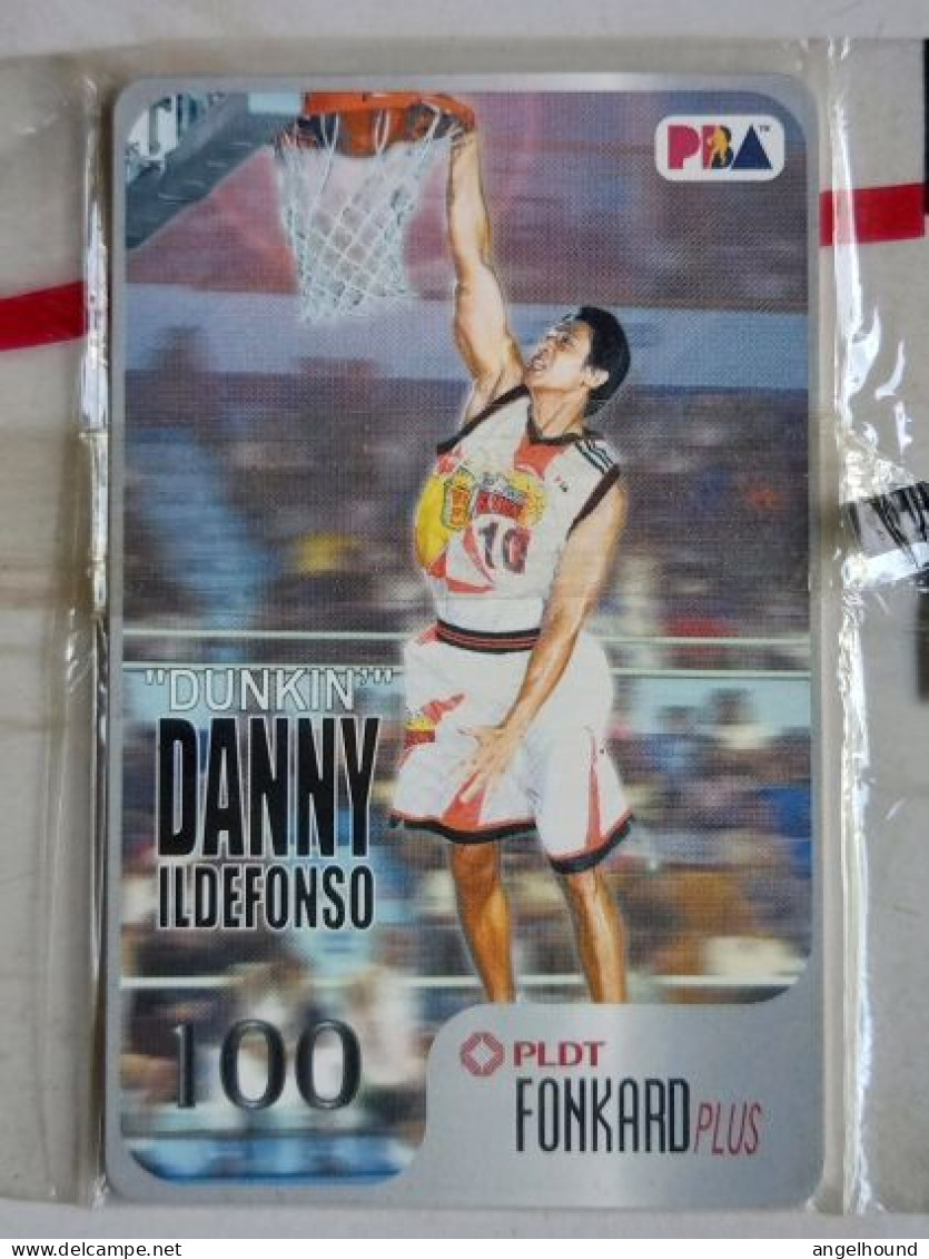 Philippines PLDT P100 MINT " PBA Player - Danny Ildefonso " - Philippinen