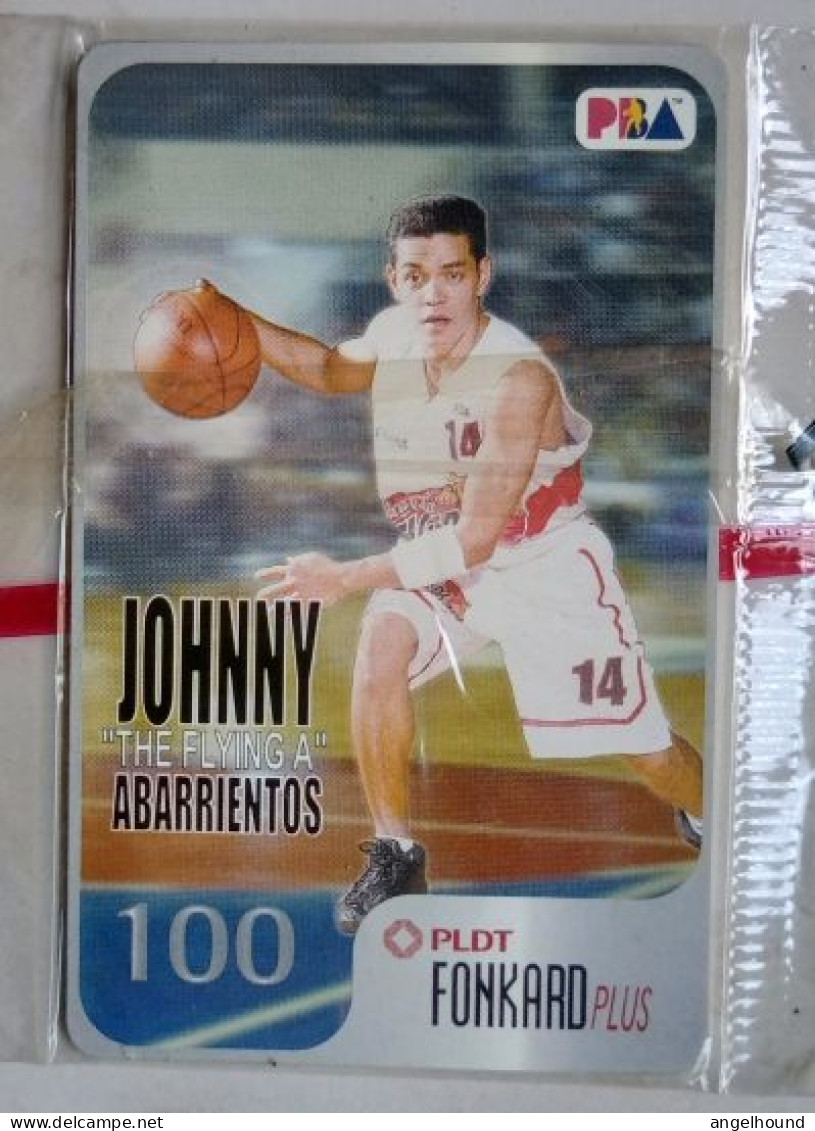 Philippines PLDT P100 MINT " PBA Player - Johnny Abarrientos " - Philippinen