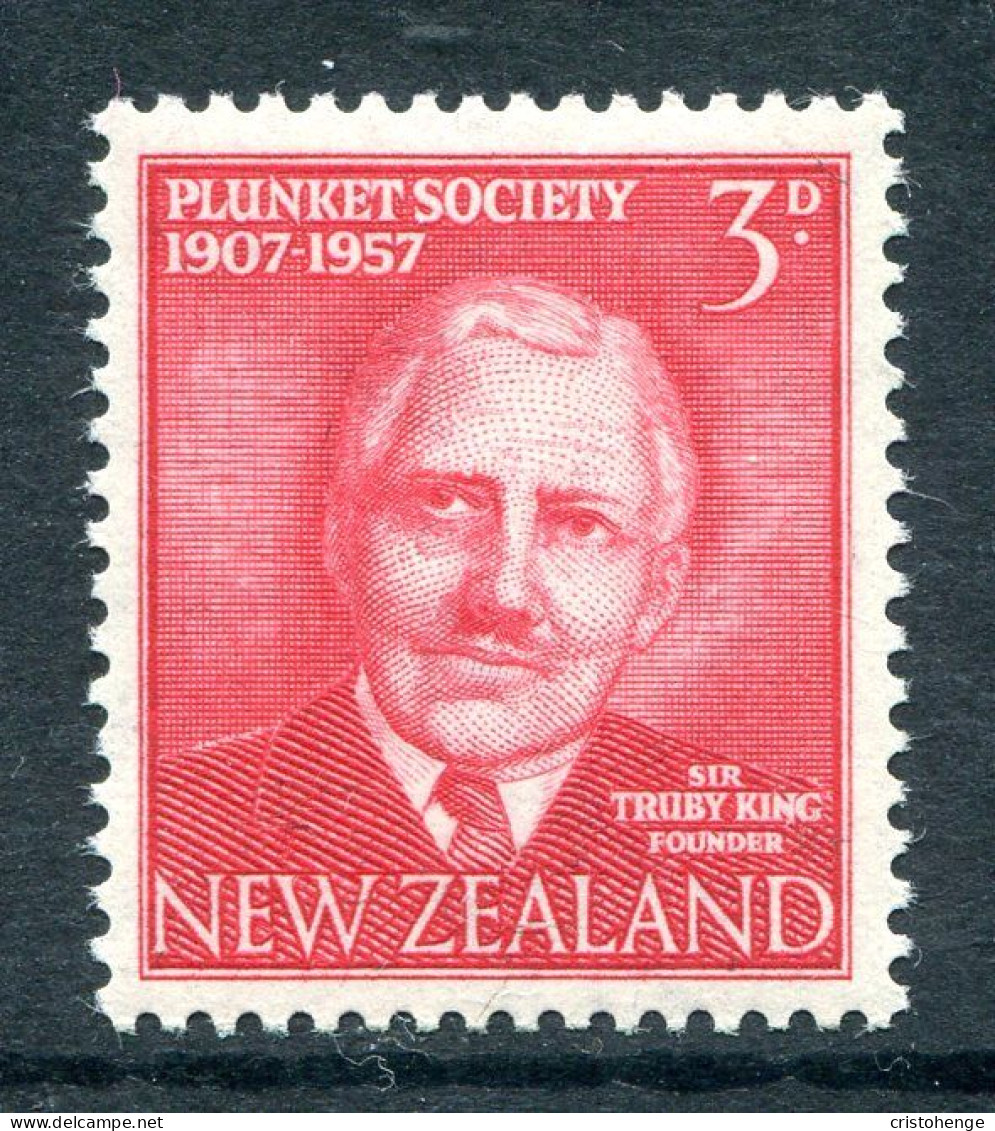 New Zealand 1957 50th Anniversary Of Plunket Society HM (SG 760) - Ongebruikt