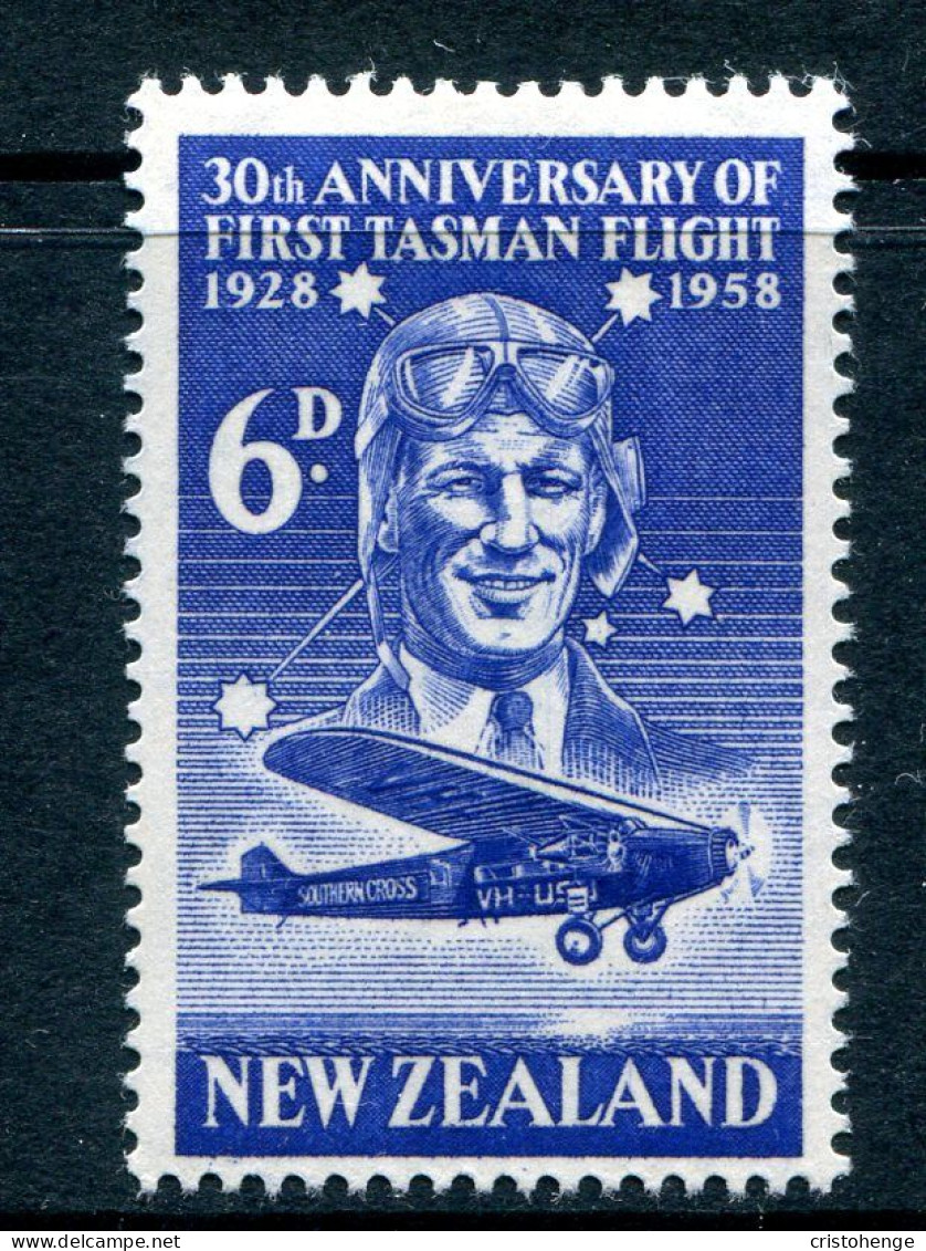 New Zealand 1958 30th Anniversary Of First Trans-Tasman Flight HM (SG 766) - Nuevos