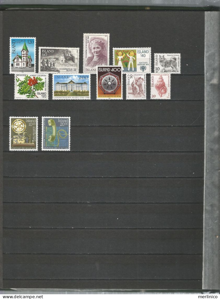 Iceland 4 Pages Lot - Collections, Lots & Series