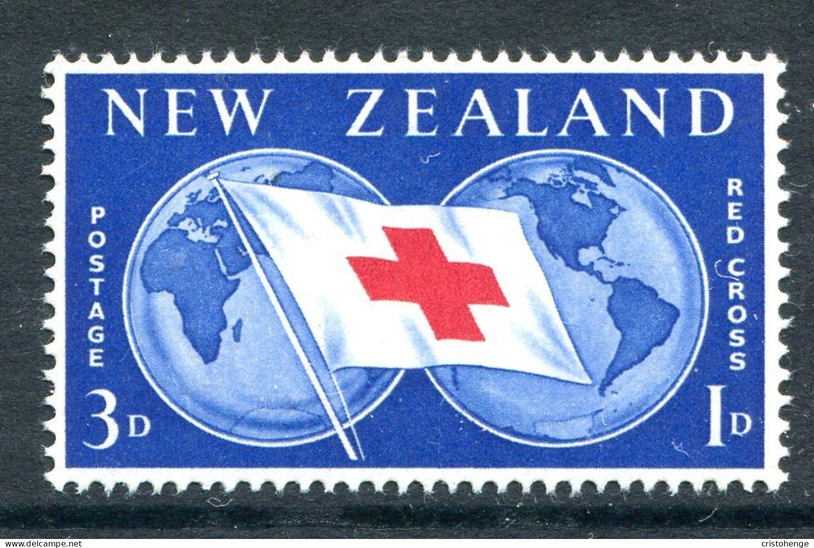 New Zealand 1959 Red Cross Commemoration HM (SG 775) - Unused Stamps