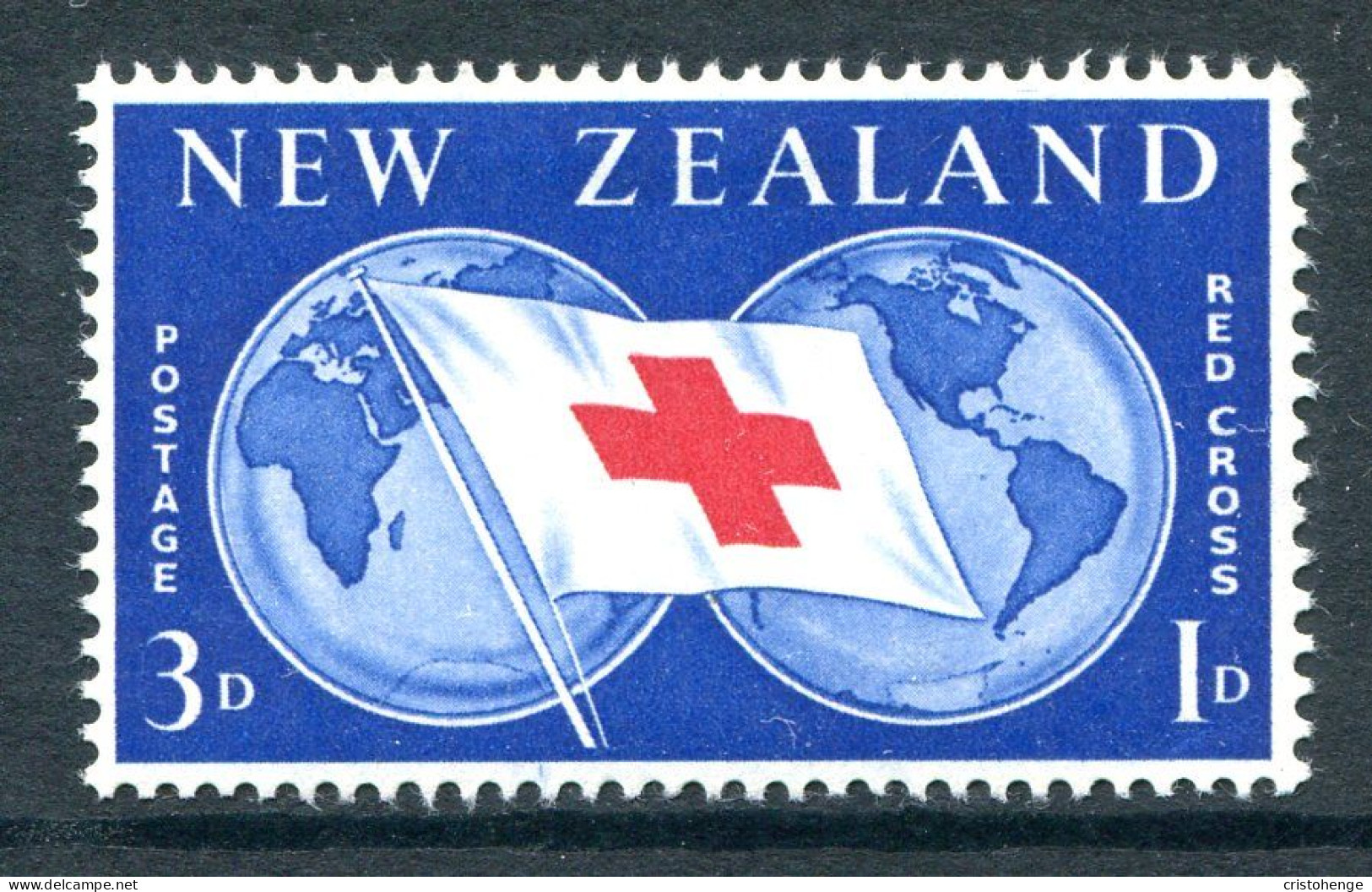New Zealand 1959 Red Cross Commemoration HM (SG 775) - Ongebruikt