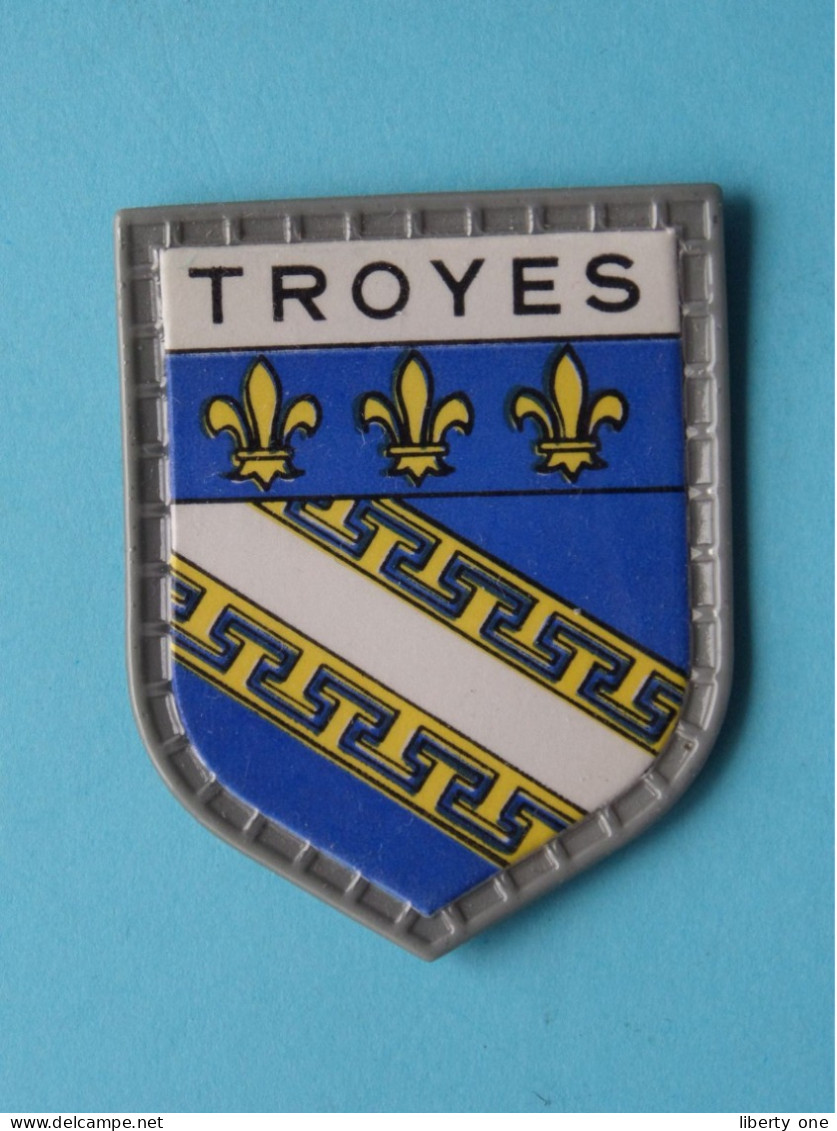 TROYES ( Chocolat LANVIN ) Blason > Villes De FRANCE ( 5 X 4 Cm. ) ! - Chocolade