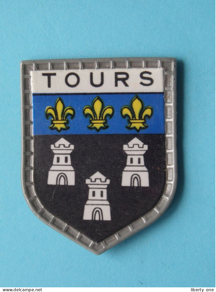 TOURS ( Chocolat LANVIN ) Blason > Villes De FRANCE ( 5 X 4 Cm. ) ! - Schokolade