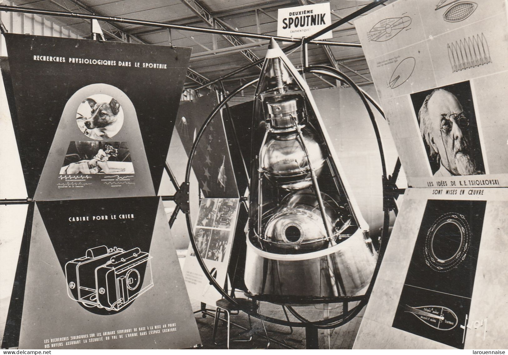 Exposition Internationale (Terre Et Cosmos) Le Spoutnik II Lancé Le 3 Novembre 1957 - Espace