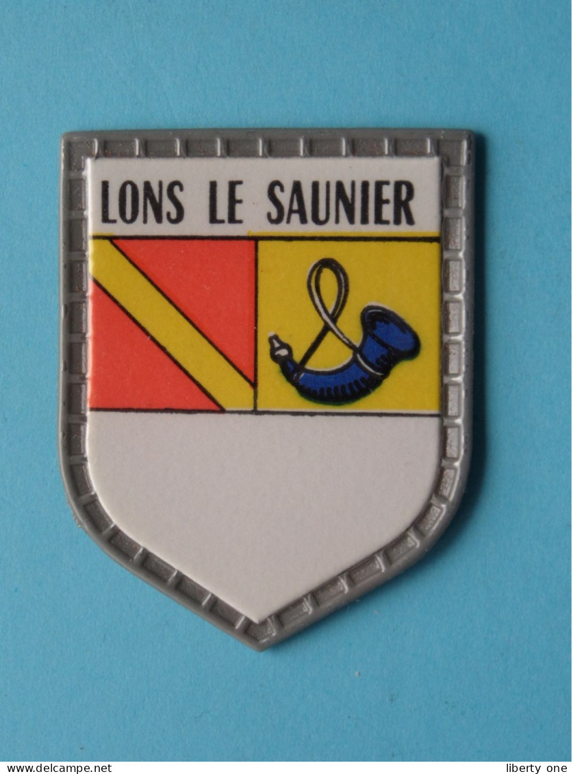 LONS LE SAUNIER ( Chocolat LANVIN ) Blason > Villes De FRANCE ( 5 X 4 Cm. ) ! - Chocolat