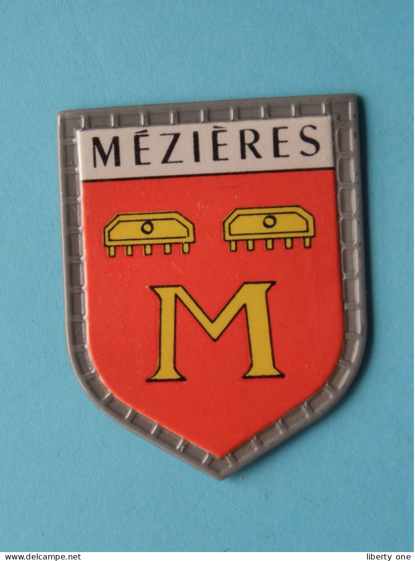 MEZIERES ( Chocolat LANVIN ) Blason > Villes De FRANCE ( 5 X 4 Cm. ) ! - Chocolate