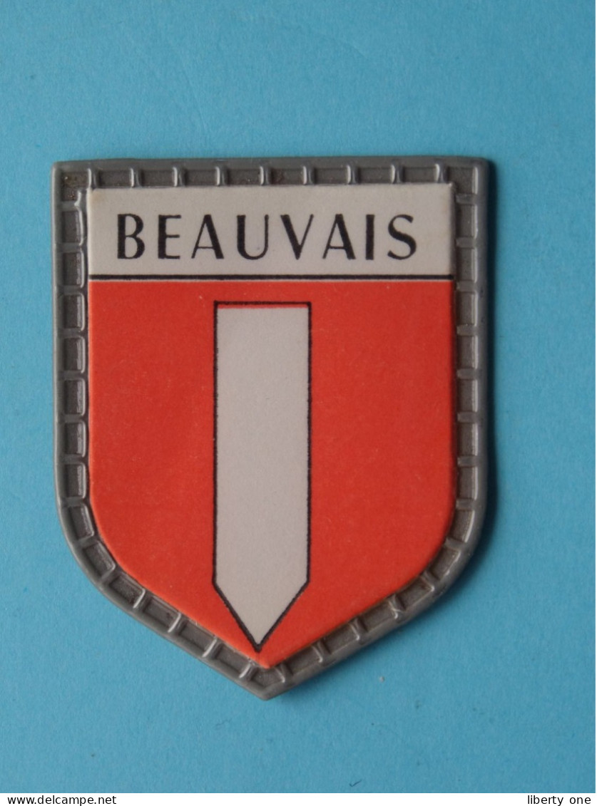 BEAUVAIS ( Chocolat LANVIN ) Blason > Villes De FRANCE ( 5 X 4 Cm. ) ! - Chocolade