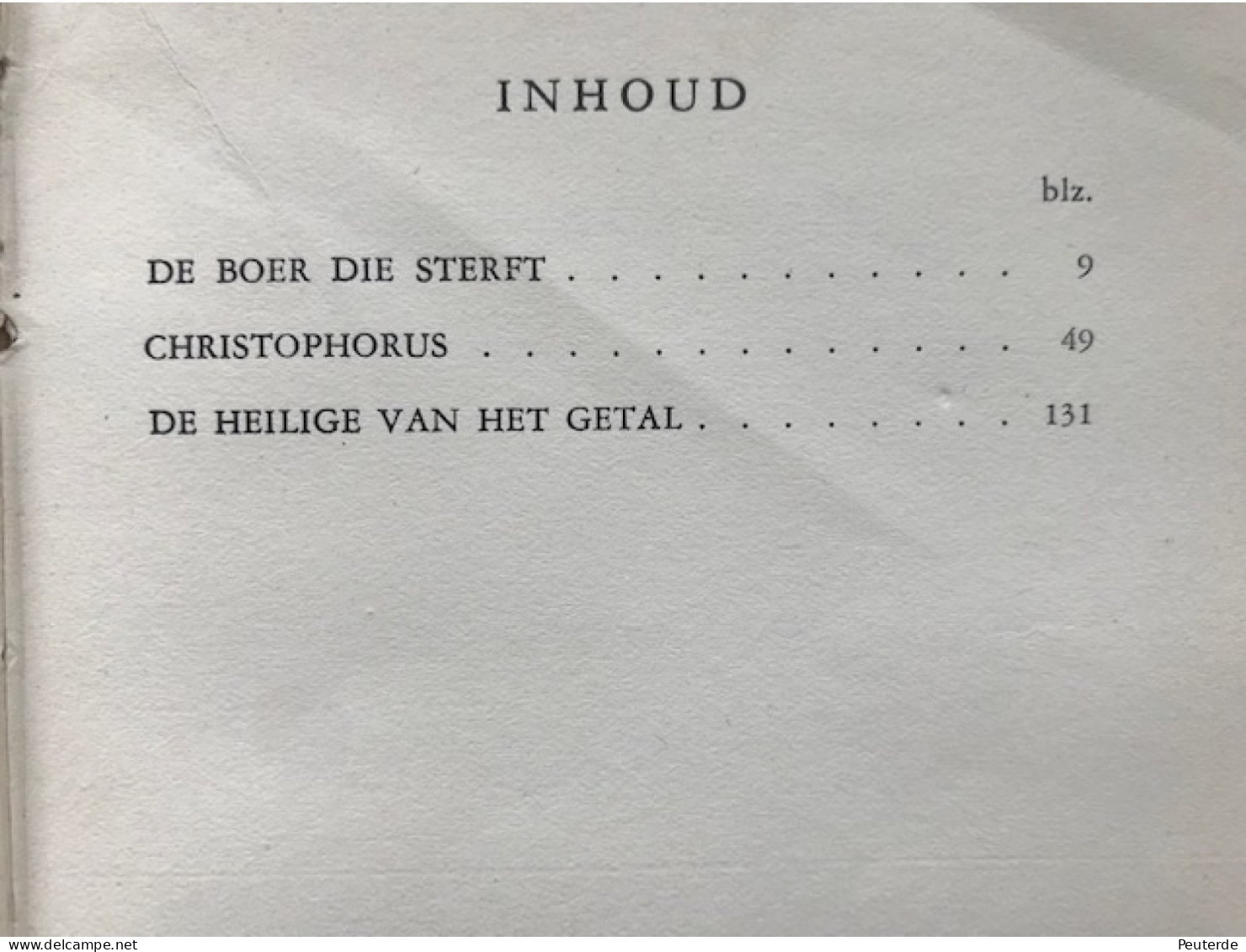 Proza Van Karel Van De Woestijne, 1933 (Abdijschool Van Zevenkerken) - Antique