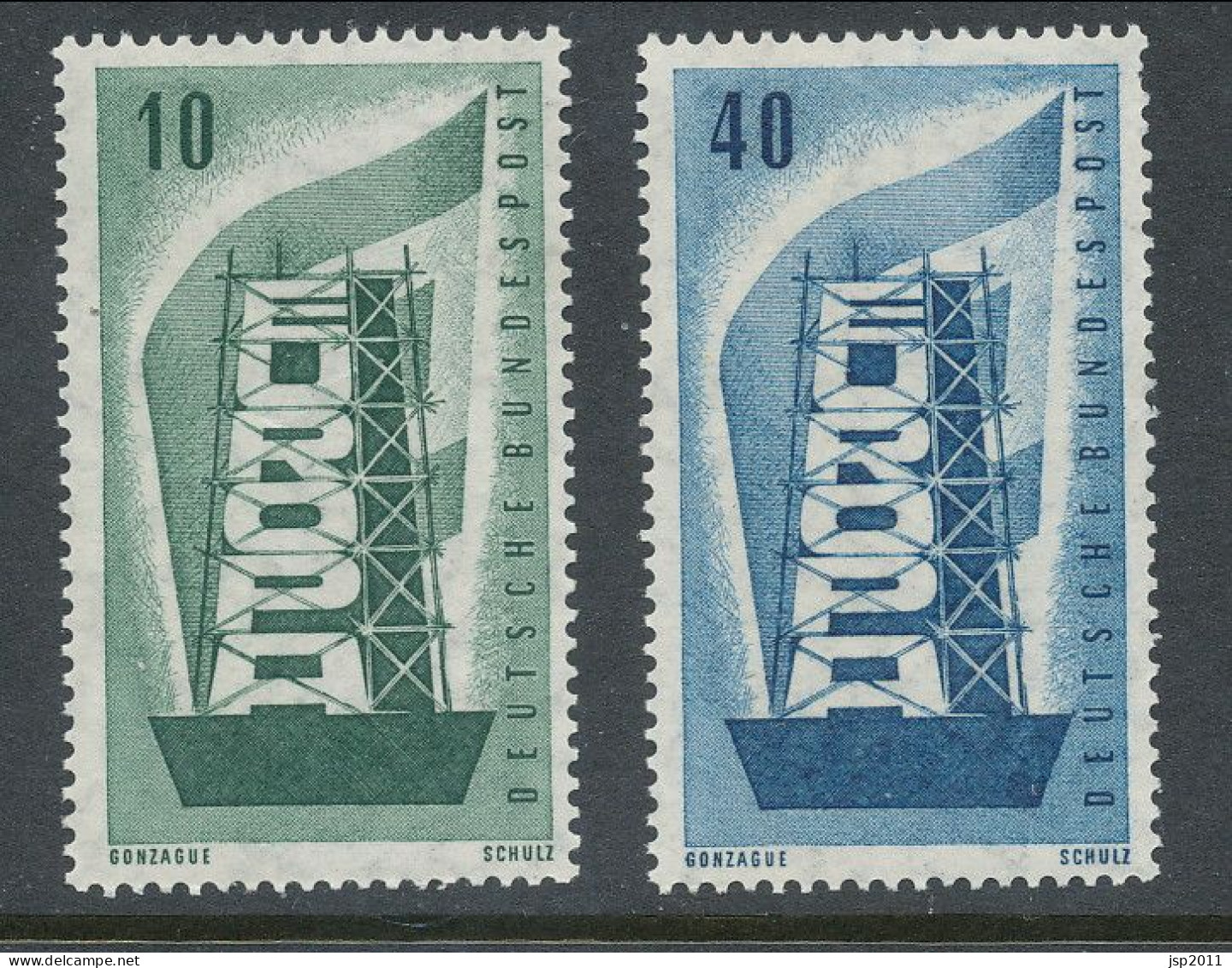 Europa CEPT 1956,  Germany, MNH** - 1956