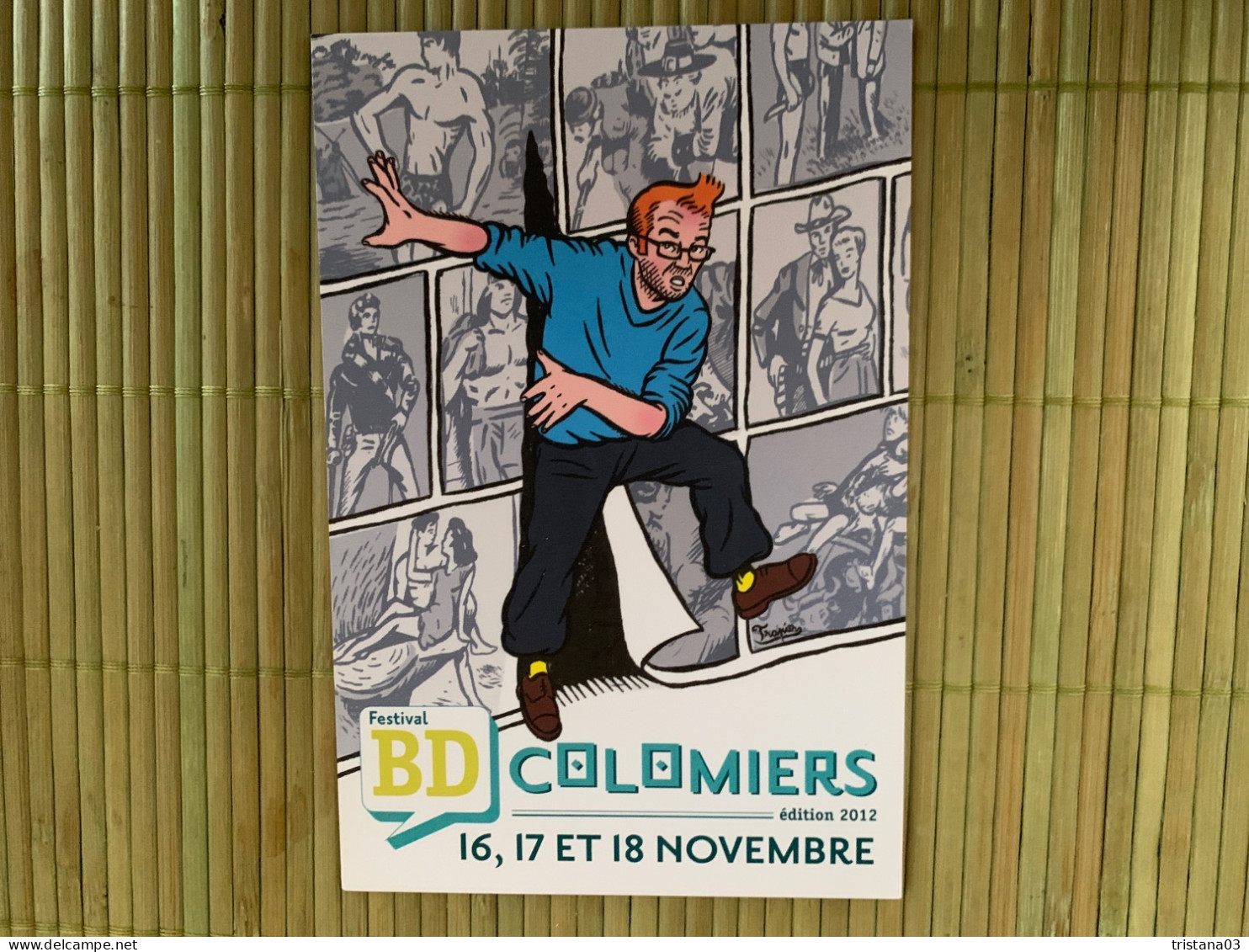 Carte Festival Bd Colomiers Trapier - Bandes Dessinées