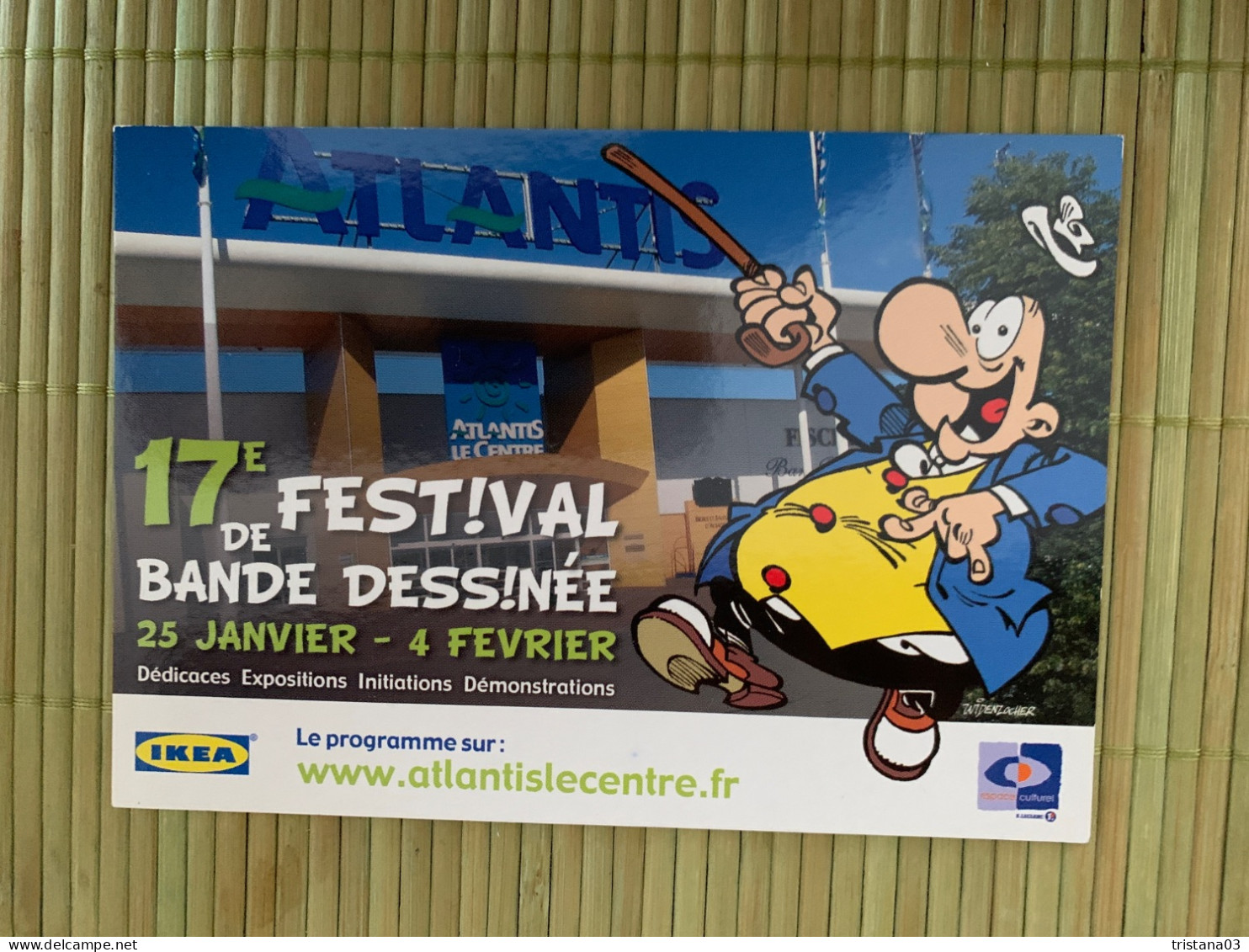 Carte Festival Bd Widenlocher - Bandes Dessinées