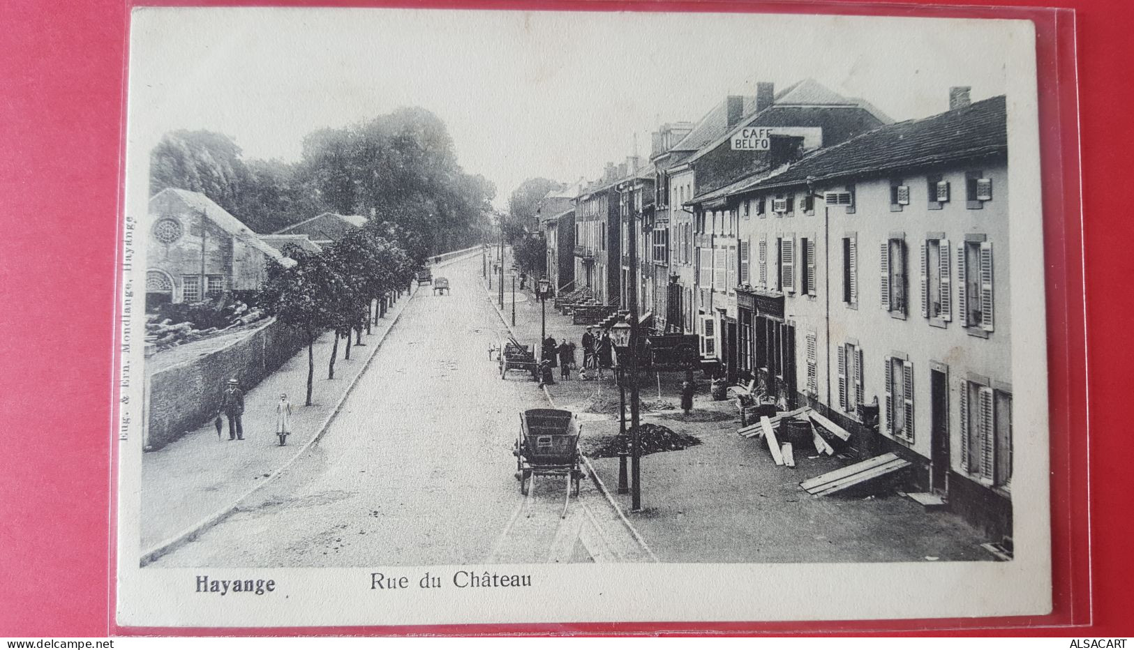 Hayange , Rue Du Chateau , Dos 1900 - Hayange