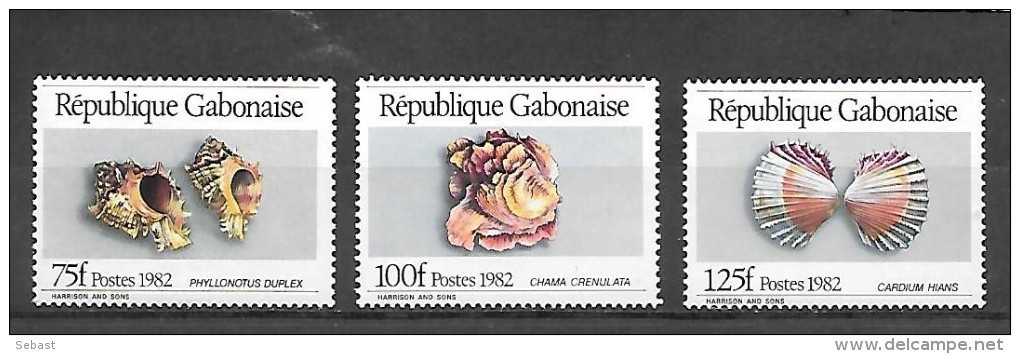 TIMBRE NEUF DU GABON DE 1982  N° MICHEL 836/38 - Gabon (1960-...)