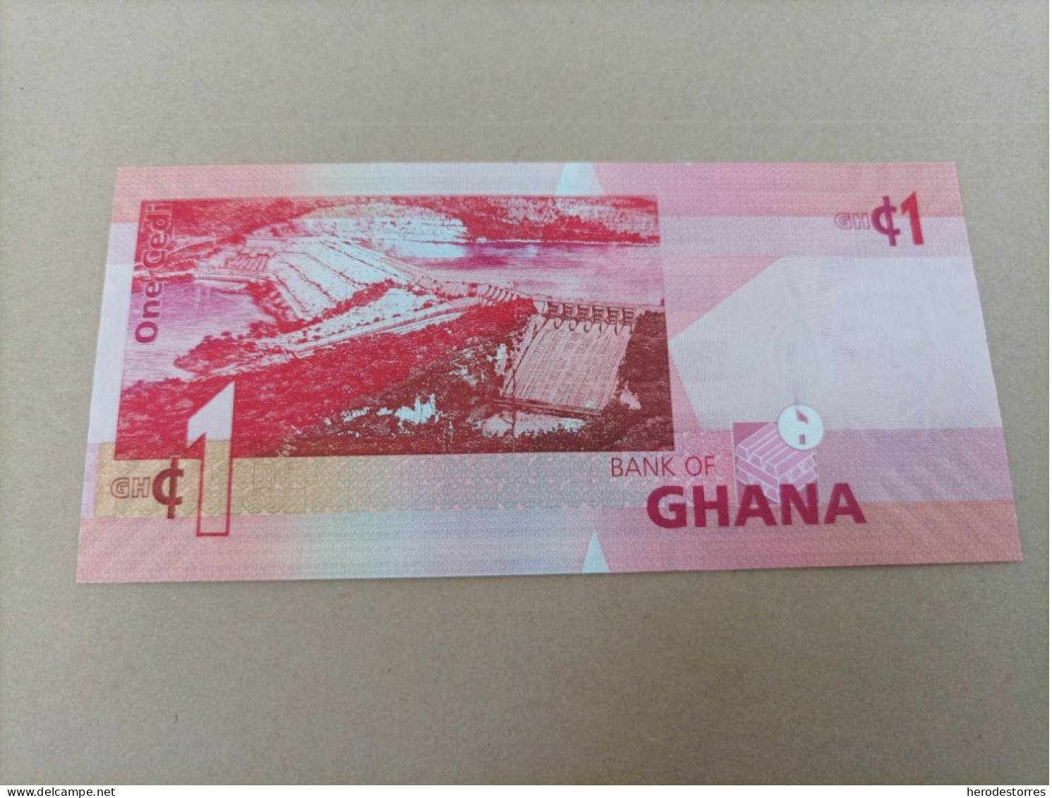 Billete De GHANA De 1 Cedi, Año 2014, UNC - Ghana