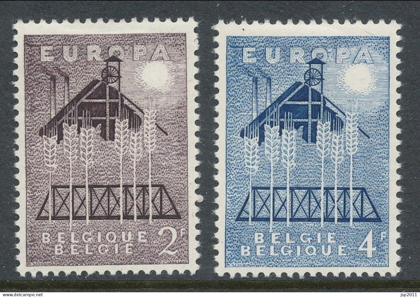 Europa CEPT 1957,  Belgien, MNH** - 1957