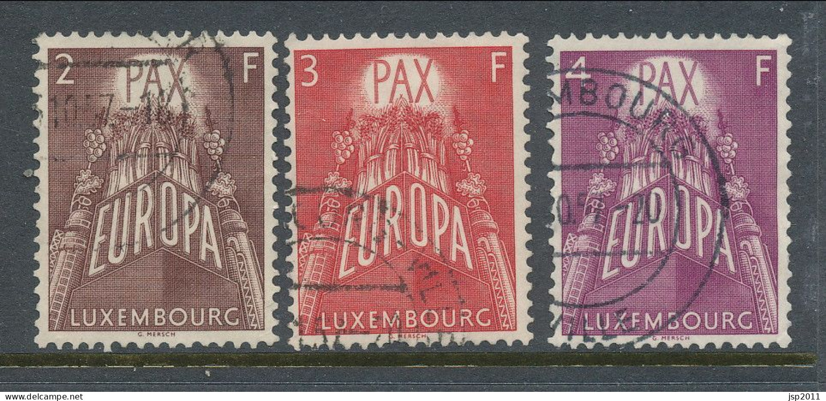 Europa CEPT 1957,  Luxemburg, Cancelled/Used - 1957