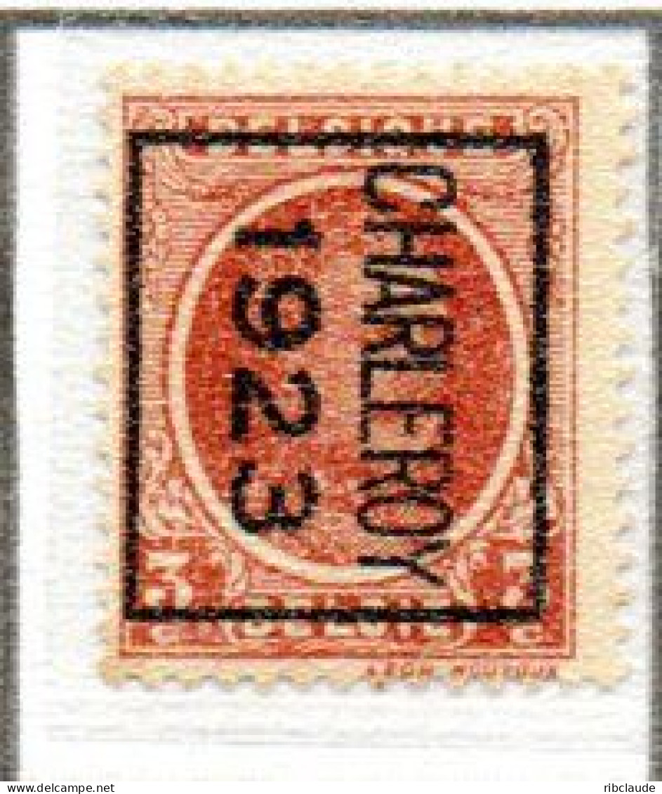 Préo Typo N° 79-A  Et  B - Typo Precancels 1922-31 (Houyoux)