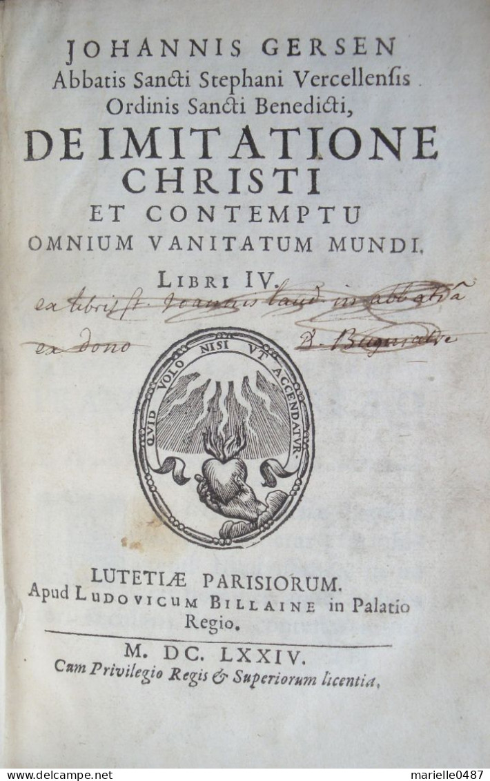 [Thomas A Kempis] - De Imitatione Christi 1674 - Tot De 18de Eeuw