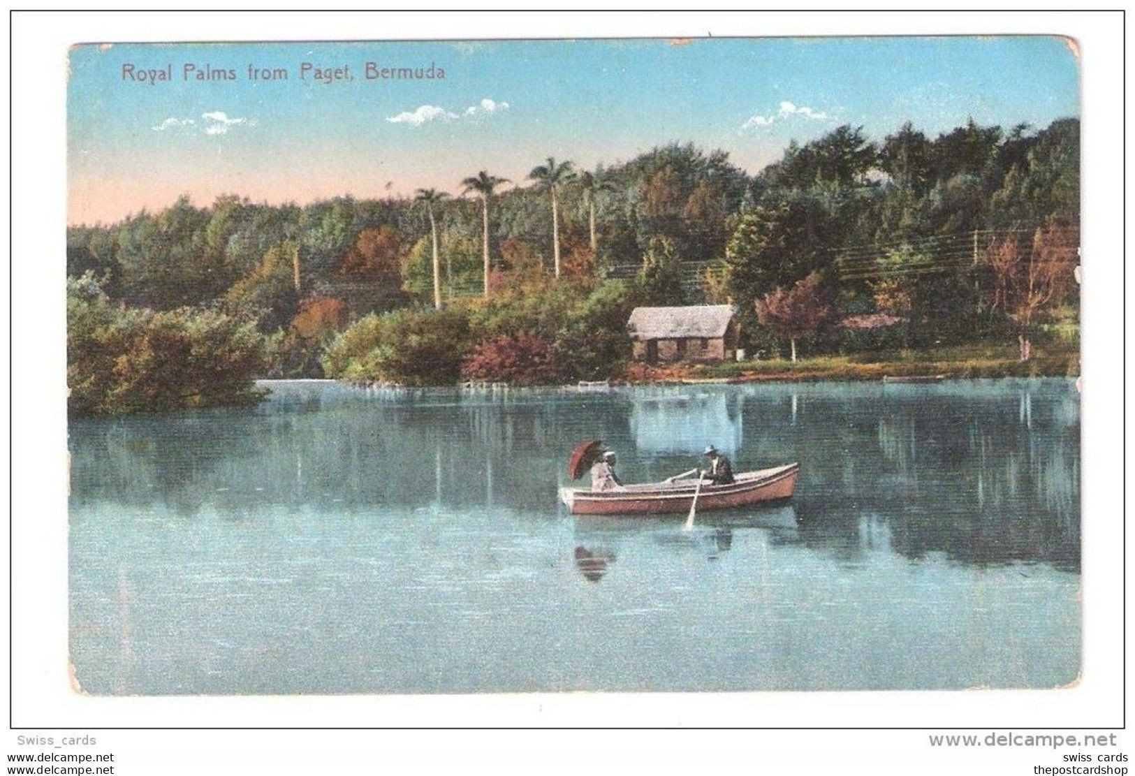 BERMUDA Vintage Postcard, Royal Palms From Paget, Bermuda - Bermudes