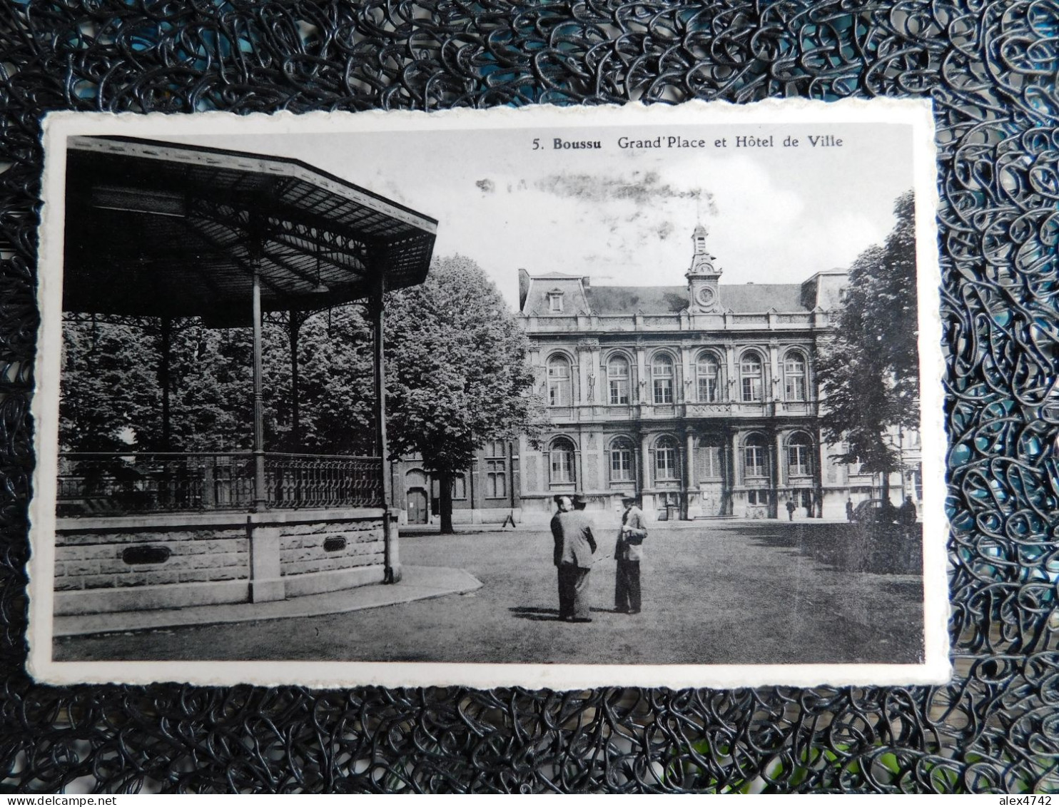 Boussu, Grand' Place Et Hôtel De Ville, édit. Imprimerie Dupuis  (Y17) - Boussu