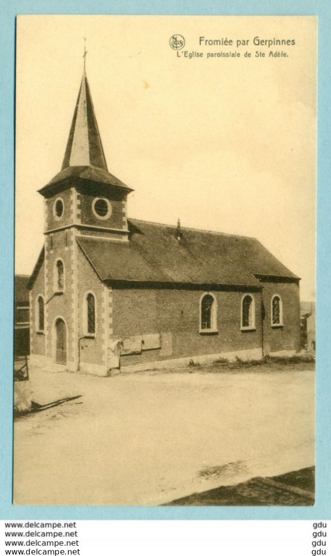 Fromiée (Gerpinnes) Eglise Ste-Adèle - Sépia - Neuve - TB - Gerpinnes