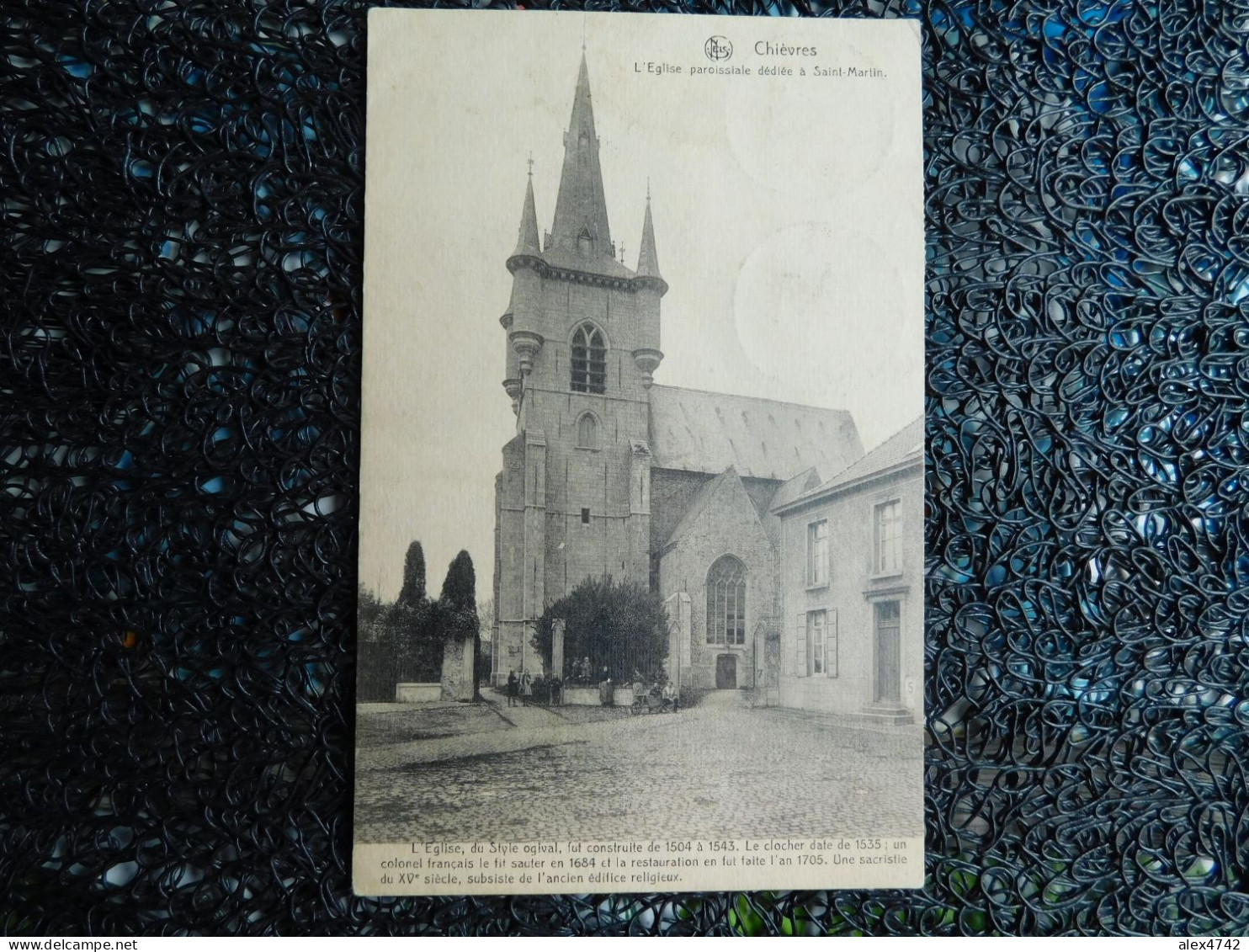 Chièvres, L'Eglise Paroissiale Dédiée à Saint-Martin, 1923  (Y17) - Chievres